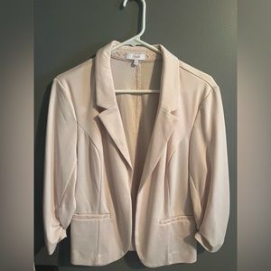 Pink soft blazer